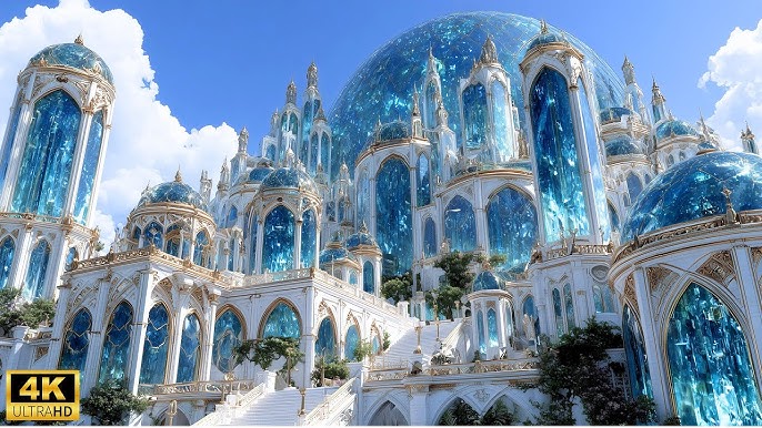Sapphire Dawn Residences beneath Celestial Cloud Palaces